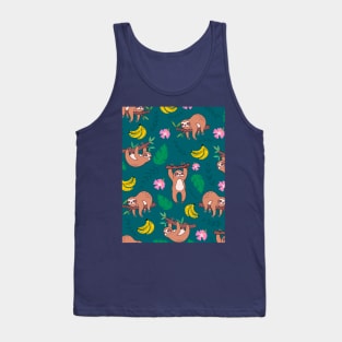 Lazy sloth Tank Top